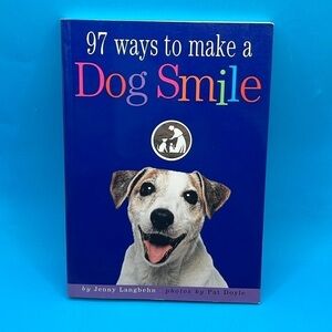 4/$20 97 ways to make a dog smile book by Jenny Langbehn